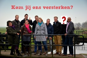 Dagelijks Bestuur AJF, V.l.nr. Margret Wieldraaijer (bestuurs-ondersteuner), Arjan Sinnige, Geraldine Haverkamp, Minne Hiemstra, Bastian Kooistra, Saskia Nauta, Jacob Poortenga, Engbert Dijkstra, Rakesh de Vries (voorzitter).